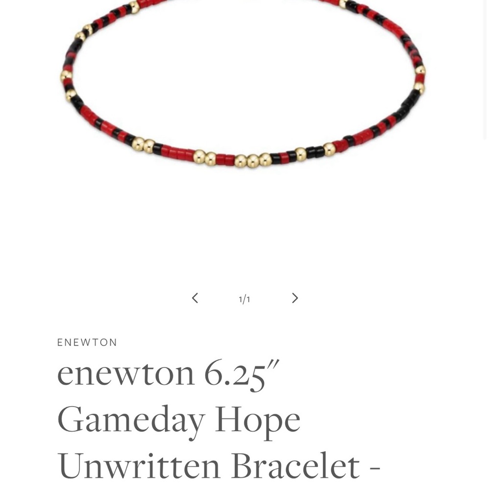 Newton Black and Gold Beaded Bracelet